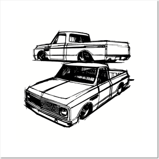 chevy mini trucks Posters and Art